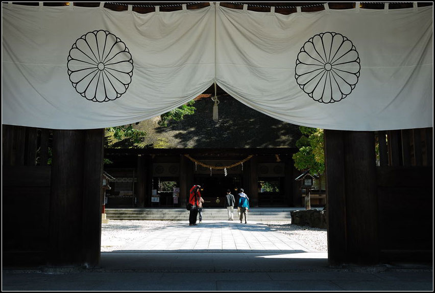 天桥立（24）北岸，元伊势籠神社，日本国重要文化遗产。